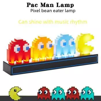Pixel Wars Ночной светильник с голосовым управлением и ритмом Rhythm Sensing Pac-Man Lamp