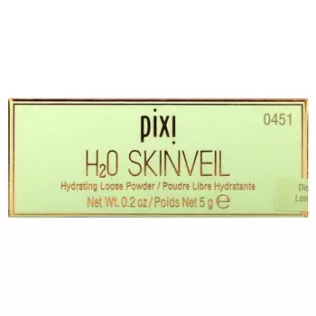 Pixi Beauty, H2O Skin Veil, увлажняющая рассыпчатая пудра, 0451 Прозрачный, 5 г (0,2 унции)