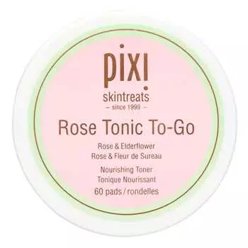 Pixi Beauty, Rose Tonic Togo, роза и бузина, 60 подушечек