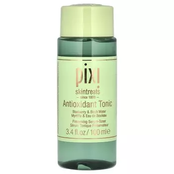 Pixi Beauty, Skintreats, антиоксидантный тоник, консервант-сыворотка-тоник, черника и березовая вода, 3,4 жидких унции (100 мл)