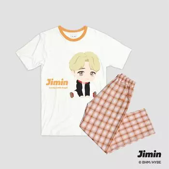 Пижама BTS TinyTAN — клетчатый тип (Чимин)
