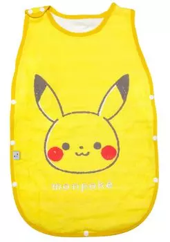 Пижама для младенцев Pokemon Monpoke Pikachu, четверная марлевая, 45x60 см, товары для персонажей, детская пижама Pokemon Yellow Morishita 4621436 [MORIPiLO]
