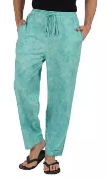 Пижама для сна с принтом Inkmeso из хлопка для мужчин с эластичной резинкой на талии, пижамные штаны с 3X-Large белый