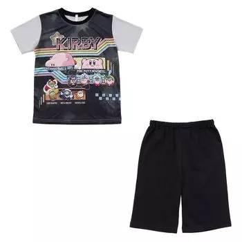 Пижама Dream Land Kirby King Dedede Waddle Dee Nintendo Switch Товары из серии Pikmin Пижама с коротким рукавом Комплект из хлопковой смеси Пижамные шорты серый