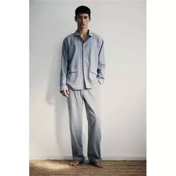 Пижама HM FlannelMas Grey Melange XS