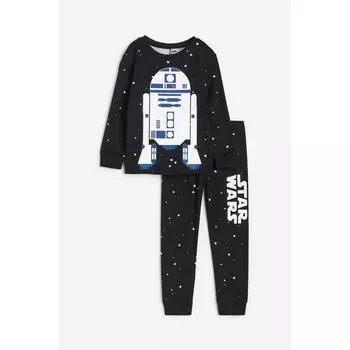 Пижама HM с принтом черная Звездные войны