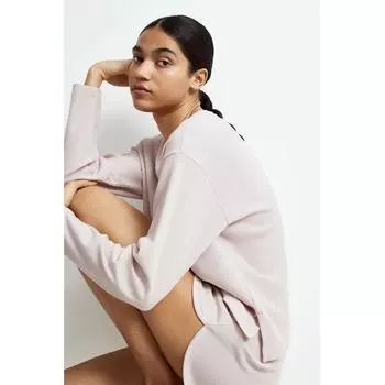 Пижама HM с вафельной текстурой пудрово-розового цвета