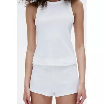 Пижама из джерси HM Pointel, белая