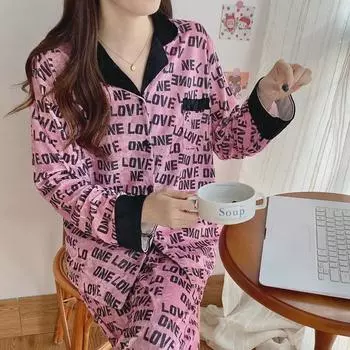 Пижама-кардиган с узором «Вельветовый ромб»: Комплект из двух предметов из высококачественного золотого бархата для женщин — идеальный вариант для осени и зимы, прекрасно подойдет в качестве повседневной или домашней одежды. Extra Large