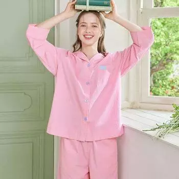 Пижама Lollipop с длинными штанами – розовая 90