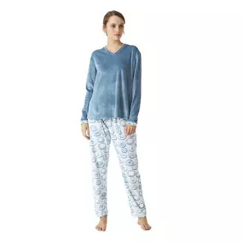 Пижама с длинным рукавом JJBDP0501 женщина L синий