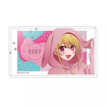 Пижама с изображением животных из акрилового блока Xebec Ruby W85 x H48 x D8 мм Акрил [Oshinoko] Ver. В: Прибл.