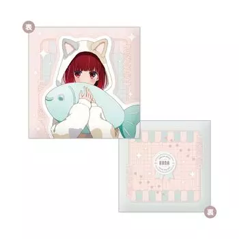 Пижама с мини-подушкой Xebec Square Animal Kana Arima W250 x H250 x D70 мм Изготовлена из полиэстера [Oshinoko] Ver. С: Прибл.