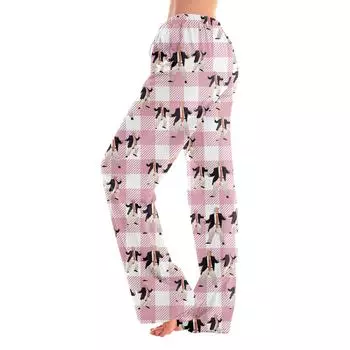 Пижамные штаны для взрослых, одежда для сна, повседневные брюки с эластичной резинкой на талии, удобные прямые свободные брюки для йоги S синий