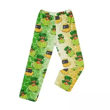 Пижамные штаны в стиле аниме, повседневные брюки с эластичной резинкой на талии, удобные прямые свободные брюки для йоги L армия зеленый