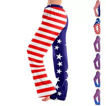 Пижамные штаны в стиле аниме, повседневные брюки с эластичной резинкой на талии, удобные прямые свободные брюки для йоги XL