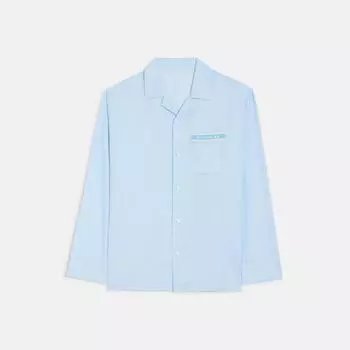 Пижамный комплект Coach с длинными рукавами, синяя полоска