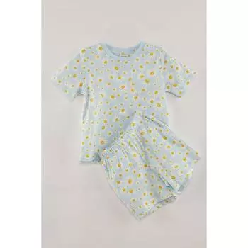 Пижамный комплект с узором для девочек