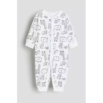 Пижамный костюм HM с рисунком Белый слон