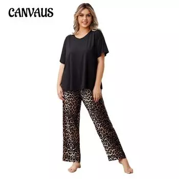 Пижамы больших размеров, женский весенне-осенний костюм для домашней одежды 1XL золотистый