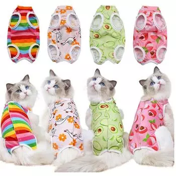 Пижамы с милым принтом для собак, комбинезон с лебедем/радугой/личи/авокадо, жилет с 4 ногами, жилет без рукавов, комбинезон, пижама для маленьких собак, одежда XL белый