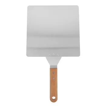 Pizza Spatula Kitchen Gadget Baking Transfer Tool Cheese Its Crackers Face Barbecue 45.5X25.8CM серебряный