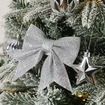 ПЭ смешанный флокирование меньше снега роскошный рождественский комплект украшений елка интерьер сцена рождественская автоматическая елка 0.6M