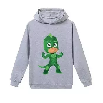 PjMasks Весна и осень новая детская одежда детские толстовки с капюшоном с длинными рукавами для мальчиков и девочек трендовая детская одежда 100