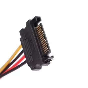 ПК компьютер Molex Ide 4-контактный штекер к Sata штекер адаптер кабель питания шнур 20 см