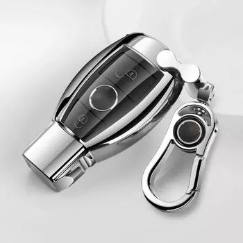ПК + ТПУ автомобильный дистанционный брелок с полным покрытием чехол-держатель для Mercedes Benz ABCES CLS CLK CLA SLK W203 W205 W210 W211 AMG аксессуары