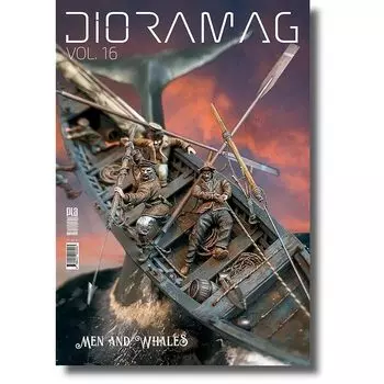 Pla-издания (Pla-издания) dioramag VOL.16 книга с материалами для моделирования рыбака и кита DIO_16E