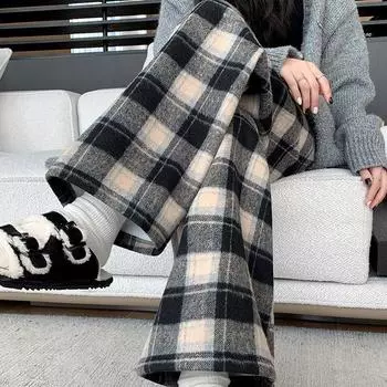 Клетчатые брюки для женщин Готические брюки Альтернативные брюки Мешковатые брюки для женщин Альтернативная одежда Альтернативные брюки S