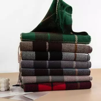 Клетчатый шарф, женский сезон, ретро, на подкладке, шаль в британском стиле, изысканная атмосфера, теплая шея 70*200cm