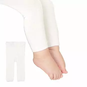 Plain leggings HAPPY PRINCE Baby leggings Baby leggings Boys leggings Girls leggings Korean clothing (WHITE, S(0~12M)) [Genuine] children s