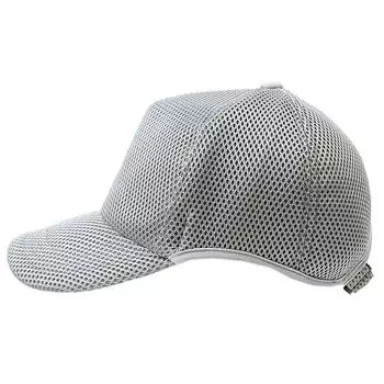 Plain Round Mesh Cap Light Gray Large Size [Big Watch] CPMG-09R Men s