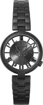 [Plain Sports] Casual Watch Tiger Luxe PSMBA0623 Women s Black [Item]