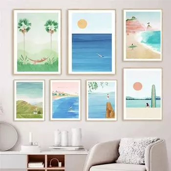 Плакат о мировом путешествии по Южной Африке, Лиссабону, Новой Зеландии, тур, принты, плакаты, городская стена, искусство, картина Canvsa, пейзажная картина для жизни 21x30cm No Framed