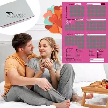 Плакат «Скретч и покажи» для пар. Плакат «Игры в любовь для взрослых». Плакат «Скретч с конвертом». Плакат «Вызов на свидание». Постер на День святого Валентина. Пары перед сном. розовый