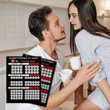 Плакат-скретч-отскетч для пар «Игры в любовь», постер «100 позиций для свидания» в подарок на годовщину Дня святого Валентина