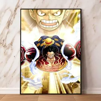 Плакаты и картины, товары из аниме, пират Ван Луфэй, современная мебель для дома, друзья, подарки, наклейки на стены, высококачественная художественная гостиная 21cm30cm NoFrame