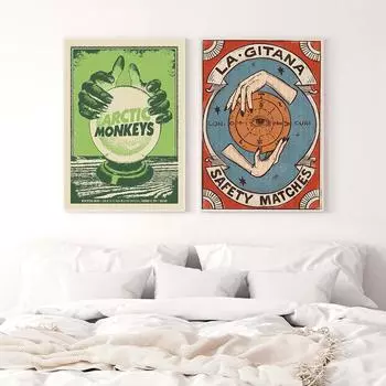 Плакаты с арктическими обезьянами, настенное художественное изображение, декор 21cm30cm NoFrame