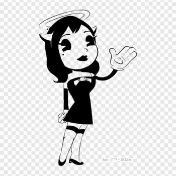 Плакаты с изображением Бенди Roblox, Бенди и чернильная машина, термопереносная печать, виниловые нашивки, наклейки для одежды, аппликации «сделай сам», моющиеся нашивки