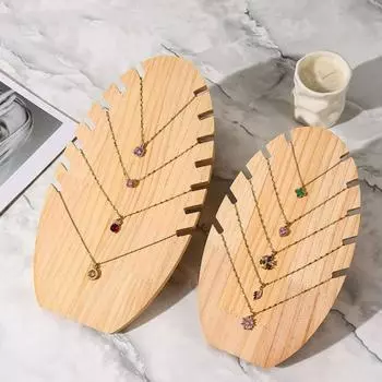 Пламя Форма Ожерелье Демонстрационная Доска Подвесная Стойка Ювелирные Изделия Дисплей Стенд Розничный Магазин S