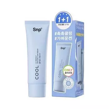 [План 1+1] SNP UV Perfect Air Cool Солнцезащитный крем, двойной план (50 мл + 50 мл), корейский солнцезащитный крем