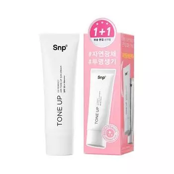 [План 1+1] SNP UV Perfect Air Tone-Up Солнцезащитный крем Двойной план (50 мл + 50 мл), корейский солнцезащитный крем