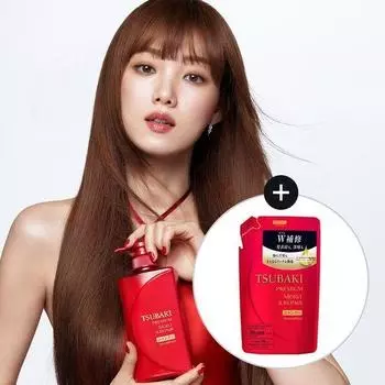 План пополнения шампуня Tsubaki Premium Moist & Repair 490 мл (+ 330 мл бесплатно)