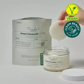 План пополнения успокаивающих подушечек с зелеными флавоноидами The Lab by Blanc Do (90+90 листов)