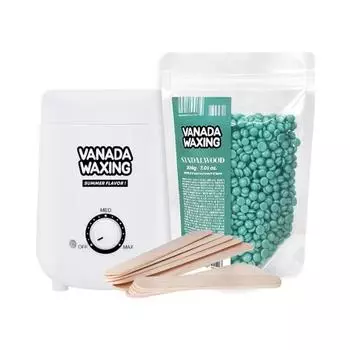 План сандалового дерева с воском Banada (грелка + сандал 200г + лопаточка 10шт)