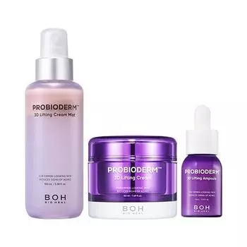 План ухода за кожей с 3D-лифтингом Biohealbo Probioderm (3D лифтинг-крем 50 мл + крем-мист 100 мл + ампула 15 мл) (на)
