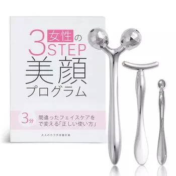 План улучшения фигуры для взрослых Программа красоты лица для женщин Роллер для лица x 2 вида Набор Kasa Измените неправильный уход за лицом Kasa Уход за кожей Лимфа